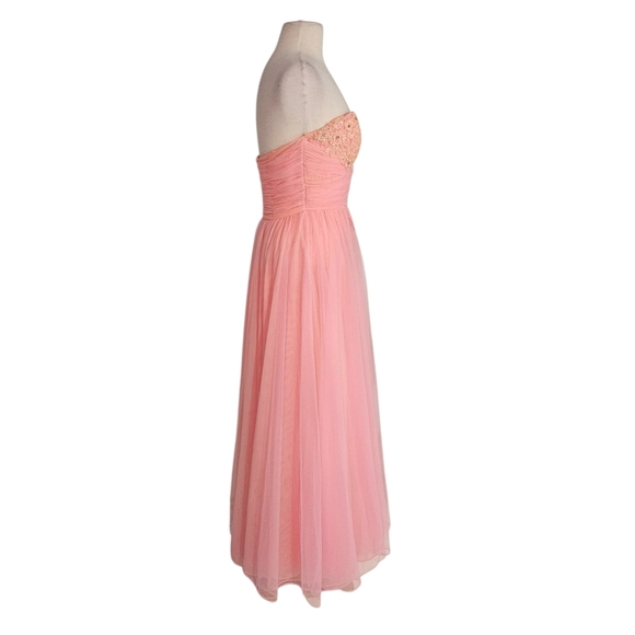 Sherri Hill Pink Tulle Princess Prom Formal Dress - Picture 4 of 10